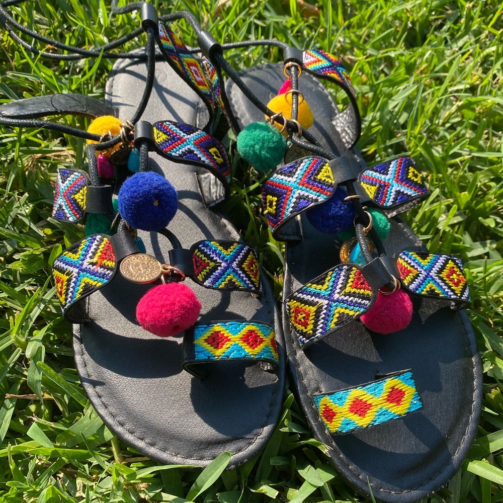 Strapped Sandals